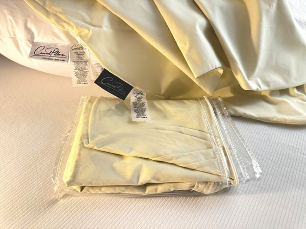 CURVED PILLOWCASE - Organic - Ivory