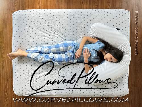 “Curved Pillows Sleep Positions Back”